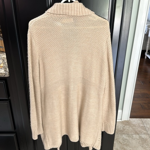 Cream Cardigan Faded Glory xl 16-18 - Picture 4 of 4